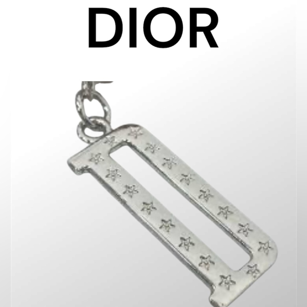 Dior Letter D Star Keychain Tag Bag Charm